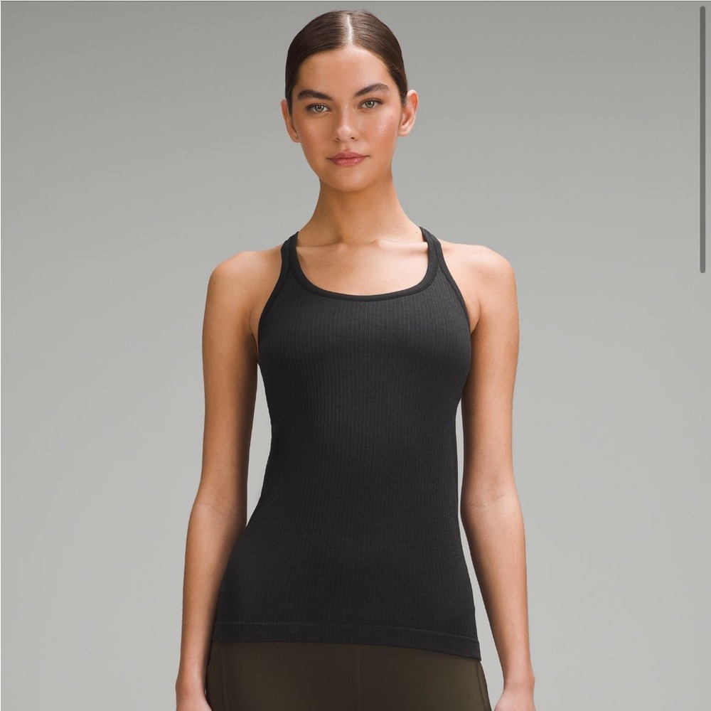 lululemon ebb to street tank black